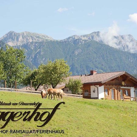 Eggerhof - Ferienhaus ラムサウ・アム・ダッハシュタイン エクステリア 写真